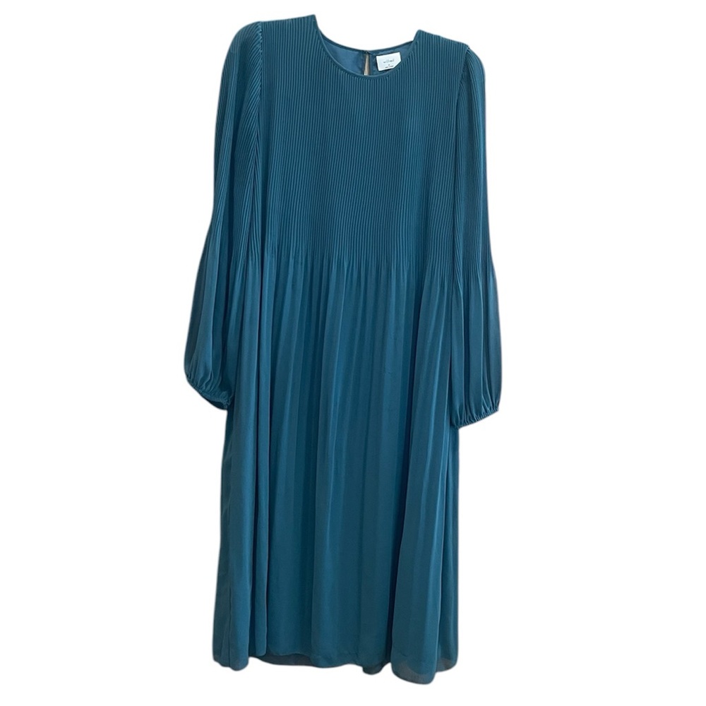 Aritzia Wilfred Daydreamer Pleated Chiffon Midi Dress